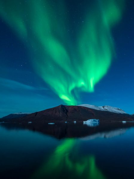 Auroras over Scoresby Sound East Greenland - Pat Honeycutt (N4C Entry)