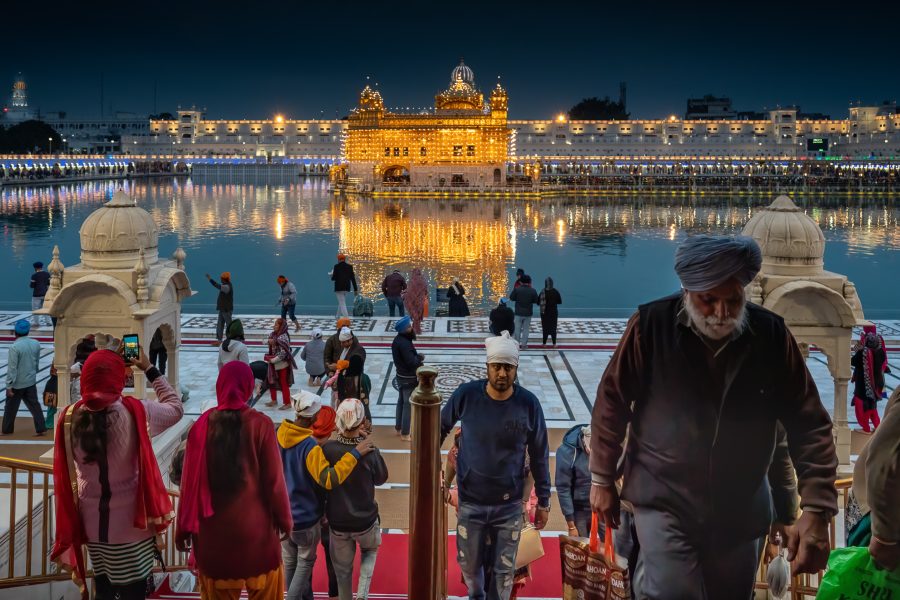 End of Day Golden Temple Amritsar India - Don Goldman