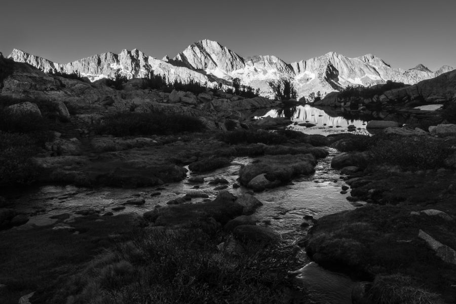Sunrise by a Creek in Dusy Basin - Aaron Vizzini (N4C Entry)