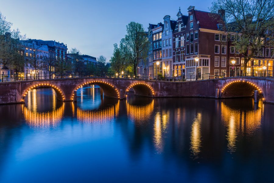 Amsterdam Canals at Dusk - Doug Arnold