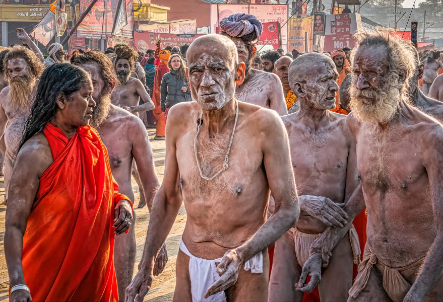 Sadhu Holy Men at Kumbh Mela Festival Allahabad India - Don Goldman