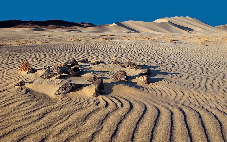 Rocks in the Sand Dunes - Julius Kovatch