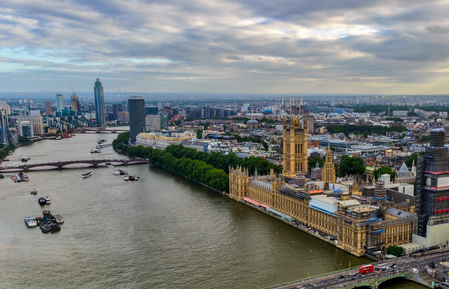 River Thames and Westminster from London Eye - Doug Arnold
