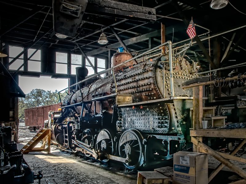 Engine Will Steam Again Someday Jamestown Railyard - Evan Wong