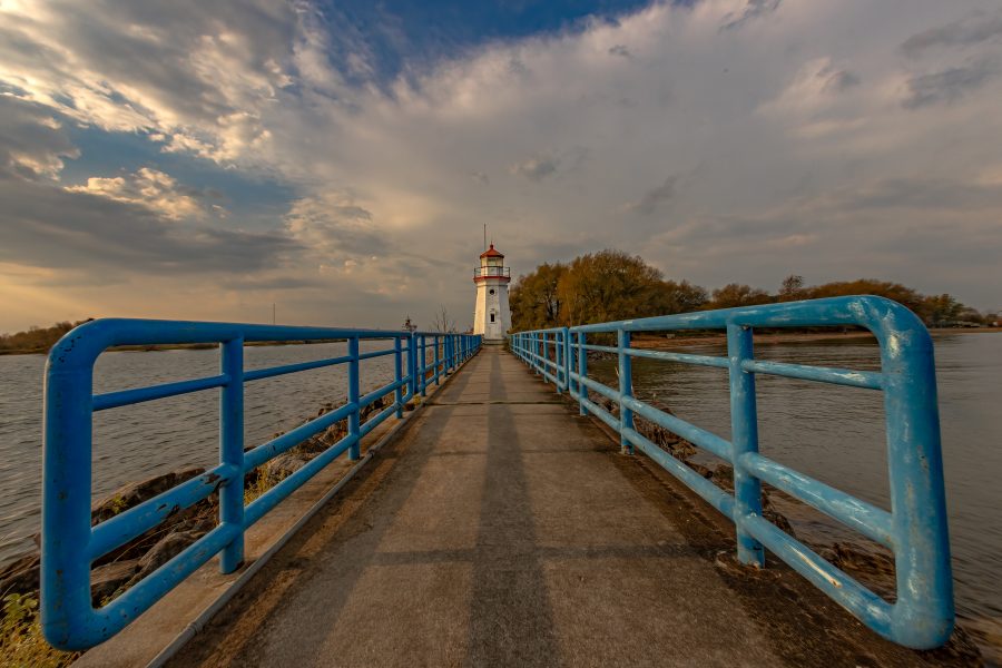 Cheboygan Crib Lighthouse Michigan - Charlie Willard