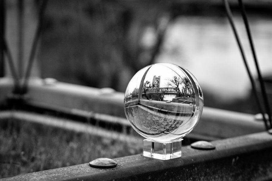 Tower Bridge in Lens Ball - Pat Honeycutt