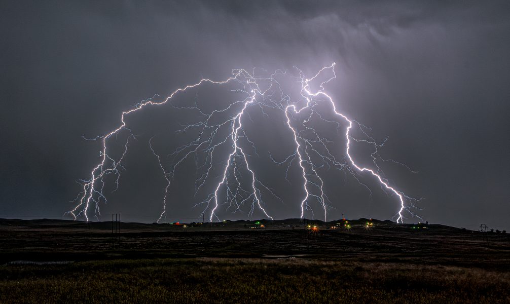 Night Lightning Gillette Wyoming - Don Goldman