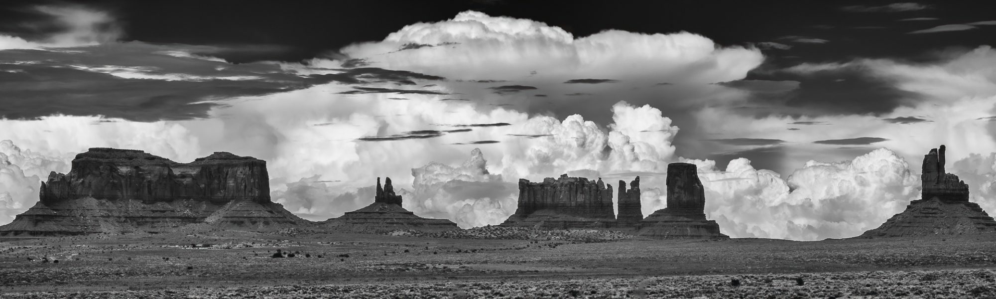 Storm Clouds Building near Monument Valley - Pat Honeycutt