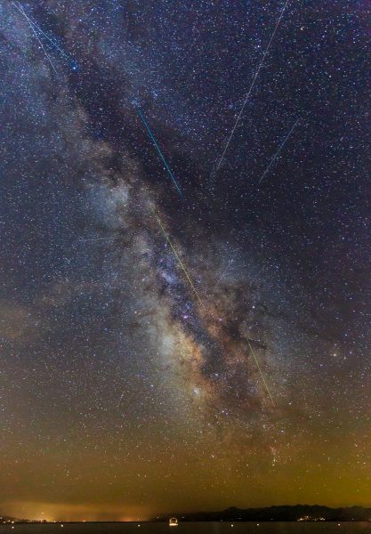 Perseid Meteor Shower over Lake Tahoe - Doug Arnold