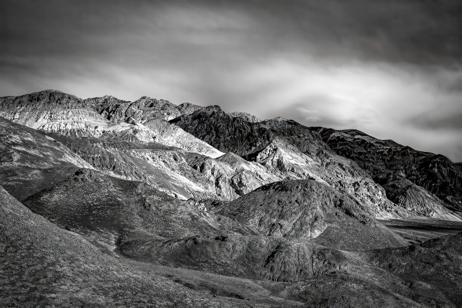 Death Valley Textures in a Monochrome Palette - Lucille Van-Ommering